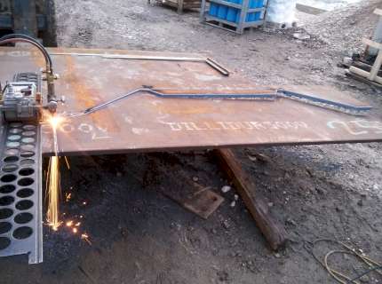 Alle Arten der Gas-schneidenden und Plasmaarbeiten