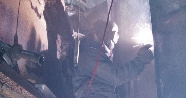 Reparatur von Formen für Betonwerke